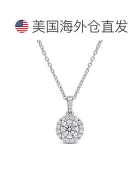 自营mimi & maxCreated Forever Lab-Grown Diamond Halo Necklac