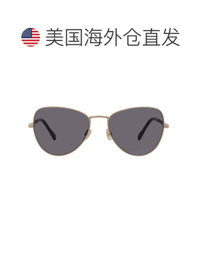 自营Jimmy Choo灰色渐变飞行员女士太阳镜CAROL/S 2 m2/IR 56 - m