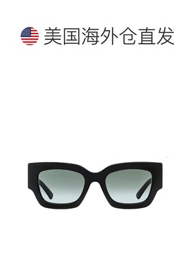 Jimmy Choo 女士矩形太阳镜 Nena 8079O 黑色/金色 51 毫米 - 807