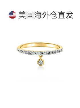 自营RS Pure by Ross-Simons Lab-Grown Diamond Drop Ring in 18
