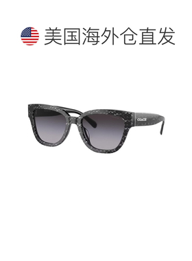 自营Coach  HC 8379U 55208G 54mm Womens Butterfly Sunglasses
