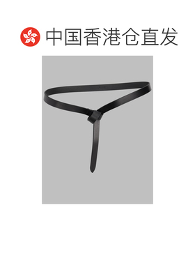香港直邮ISABEL MARANT 黑色皮革腰带 Kirka