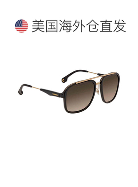 自营Carrera金色棕色太阳镜男士太阳镜CARRERA133S2M257-multi 美