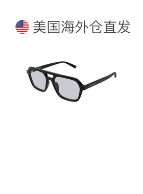 自营saint laurentSl 905超大方形双桥太阳镜-白色 美国奥莱直发