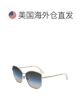 自营Victoria Beckham Metal Women's Sunglasses - gold 美国奥