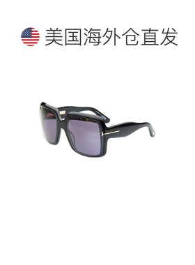自营 Tom Ford女式极光55mm太阳镜-黑色 美国奥莱直发