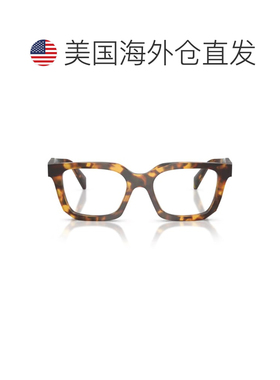 自营pradaTortoiseshell PR C08V醋酸纤维方形太阳镜-白色 美国奥