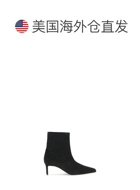 自营Khaite Suede Ankle Women's Boots - black 美国奥莱直发