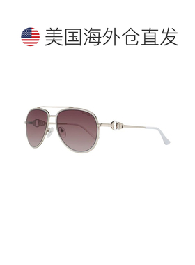自营Guess Metal Women's Sunglasses - gold 美国奥莱直发