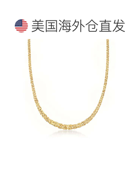 自营Ross-Simons 14 克拉黄金渐变拜占庭项链 - 20 英寸 美国奥莱