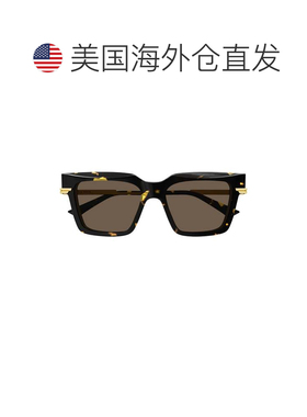 自营bottega venetaBv1242s龟形大方形太阳镜-灰色 美国奥莱直发