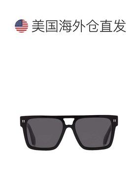 自营Off-White SPRINGFIELD Dark Grey Square Unisex Sunglasses