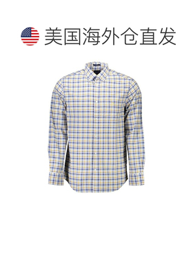 自营Gant Cotton Mens Men's Shirt - yellow 美国奥莱直发