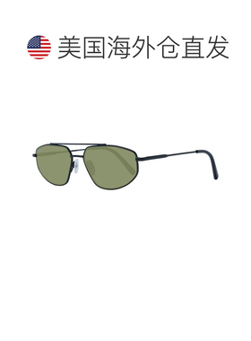 自营Serengeti Metal Men's Sunglasses - black 美国奥莱直发