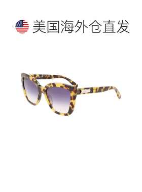 自营Longchamp Acetate Women's Sunglasses - brown 美国奥莱直