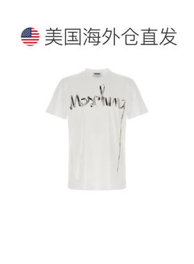 自营Moschino Men's Printed T-Shirt - white 美国奥莱直发