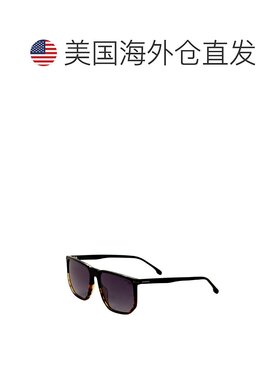自营 Carrera男式58毫米黑色太阳镜-黑色哈瓦那 美国奥莱直发