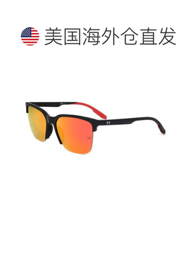 自营 Under Armour男士55毫米橙色太阳镜-黑红色 【美国奥莱】直
