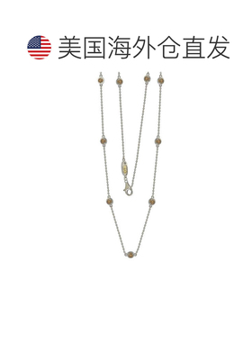 自营Suzy Levian 黄色蓝宝石 1.80cttw 纯银站项链 - 黄色 美国奥