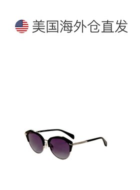 自营Rag & Bone Women's Black 55mm Sunglasses - black 美国奥