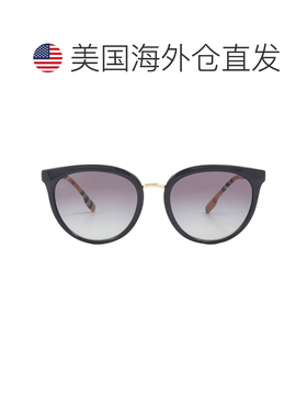 自营Burberry Willow Gray Gradient Phantos Ladies Sunglasses