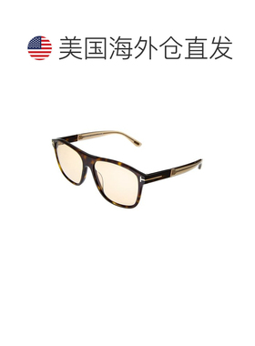 自营Tom Ford男士FT1081 58mm太阳镜-棕色 美国奥莱直发