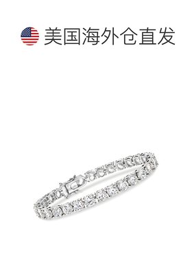 自营 925 纯银 Ross-Simons CZ 网球手链 - 8 英寸 美国奥莱直发