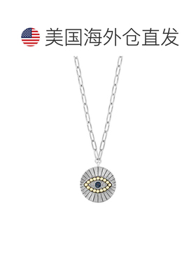 美国直邮effy 通用 项链纯银宝石吊坠钻石珠宝银色
