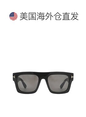 自营Tom Ford Fausto Smoke Browline Men's Sunglasses FT0711 0
