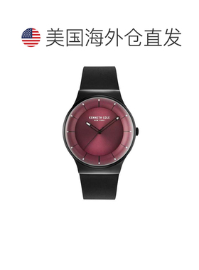 自营Kenneth Cole Men's Classic mm Quartz Watch - red 美国奥