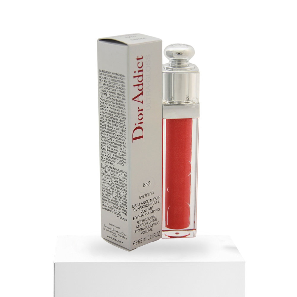 天猫国际美国直购美国直邮Dior迪奥Addict魅惑润唇蜜唇釉643光泽珠光玻璃唇滋润3