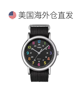 自营Timex Men's Weekender  Black Dial Watch - black 美国奥莱