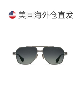 自营ditaKudru Geometric Frame Sunglasses with Gradient Tint
