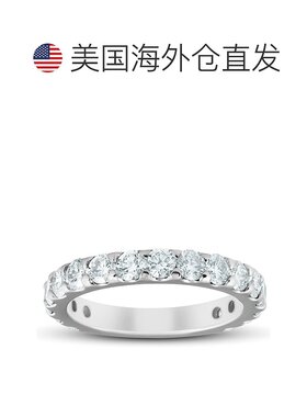 自营pompeii31.90 克拉钻石结婚戒指 10k 白金 - 10k 白金 美国奥