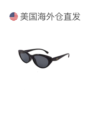 自营Coach太阳镜HC8456D-500281-55-18-145偏光-黑色 美国奥莱直