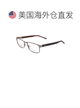 自营Hugo Boss Men's 56mm Matte Dark Ruthenium Opticals - mat