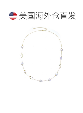 自营geneviveSterling Silver 14k Gold Plating with Genuine Fr