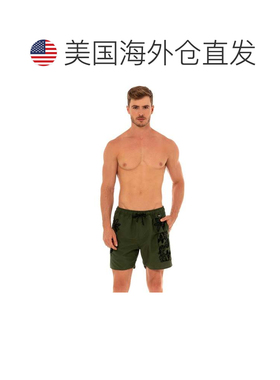 自营agua benditaJoe Men's Swim Trunks - green 美国奥莱直发