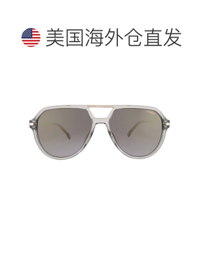 自营Carrera Grey Shaded Gold Pilot Men's Sunglasses CARRERA