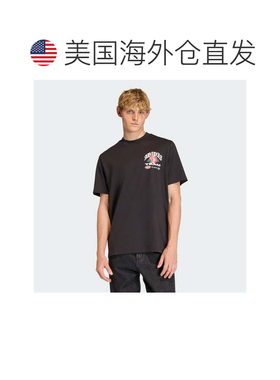 自营Men's adidas GFX TEE ROSES - black 美国奥莱直发
