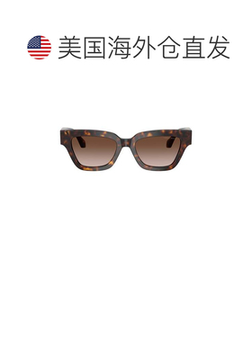 自营giorgio armani金色0ar8246u龟形大号方形太阳镜-棕色 美国奥