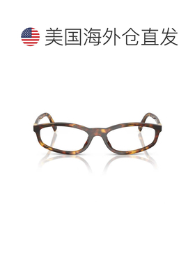 自营miu miu哈瓦那0MU A06S醋酸几何眼镜-粉红色 美国奥莱直发