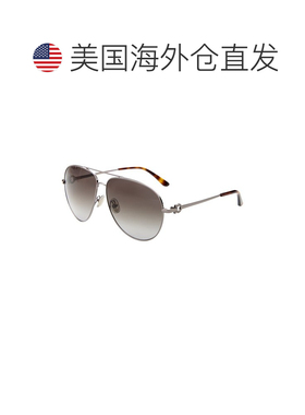 自营salvatore ferragamoFerragamo男士61mm太阳镜-暗钌 美国奥莱