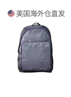 自营Tommy Hilfiger Polyester Men's Backpack - blue 美国奥莱