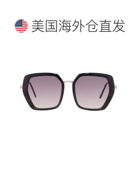 自营Nine West Smoke几何女士太阳镜10266313。CGR TORSMK - mult