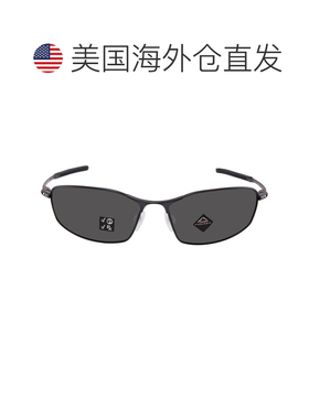 自营Oakley Whisker偏光Prizm黑色矩形男士太阳镜OO4141 414103 6
