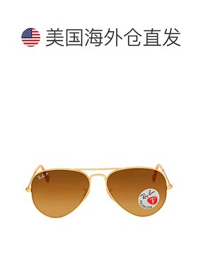自营ray-banRay Ban Aviator Gradient Polarized Brown Unisex S