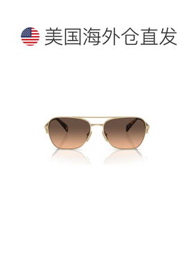 自营prada0pr A50s Rectangular Gradient Brown Lenses - neutra