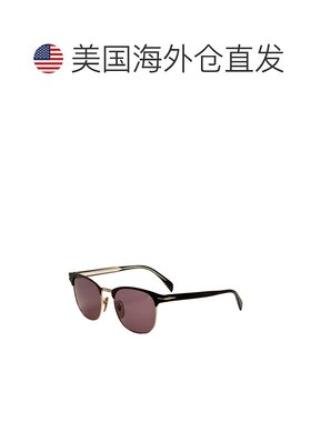 自营 david beckham大卫 贝克汉姆男式56mm哑光黑金太阳镜DB7057F