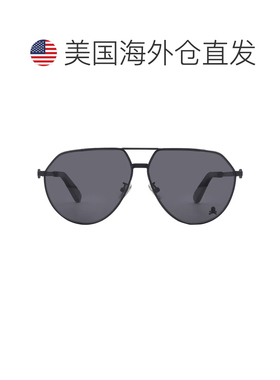 自营Philipp Plein Grey Pilot Men's Sunglasses SPP007M 531P 6